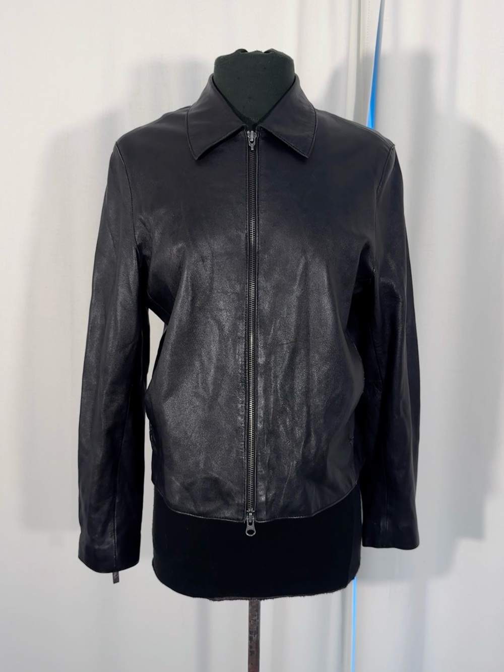 Isaac Mizrahi Y2K Black Leather Jacket